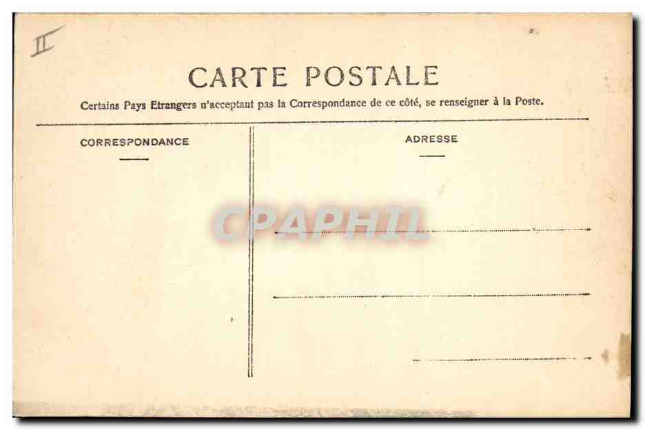 CPA Phare Le Cap Ferrat Rochers et phare — Rückseite