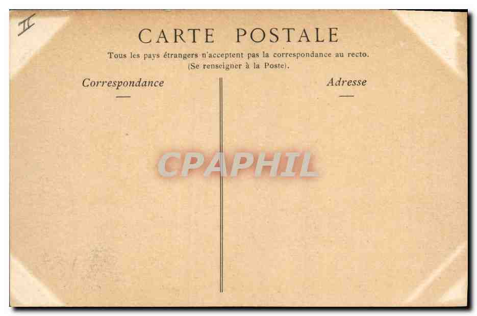 CPA Environs de Cherbourg Phare du Raz Blanchard — Rückseite