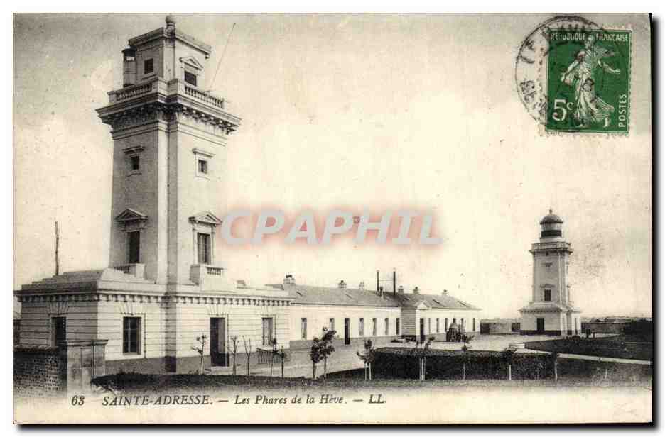 CPA Phare Sainte Adresse Les phares de la Heve