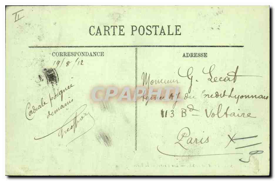 CPA Phare Sainte Adresse Les phares de la Heve — Rückseite