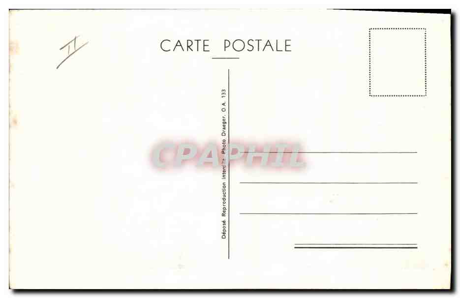 CPM Militaria Marechal Petain — Rückseite