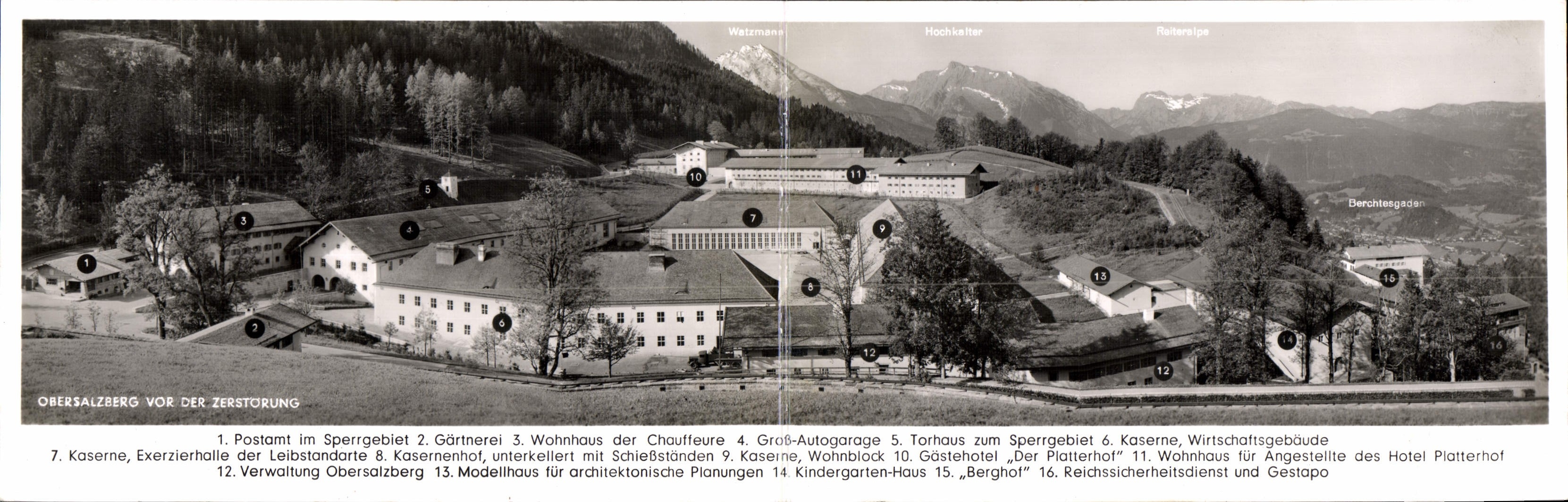 CPM Militaria Obersalzberg Vor der Zerstorung
