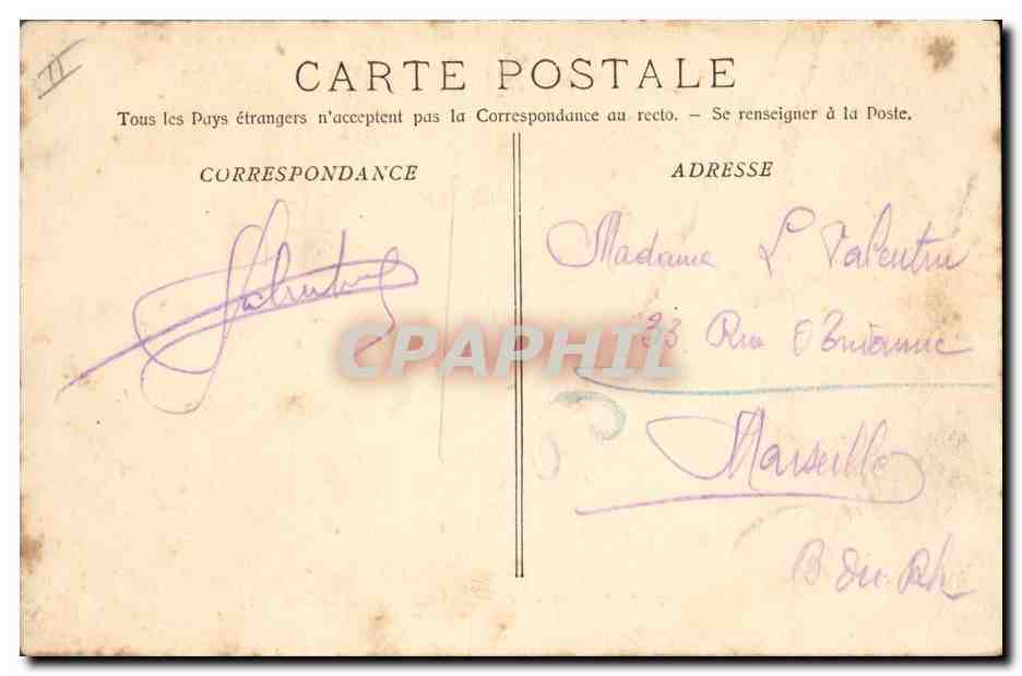 CPA Pont de Manosque sr la Durance Greoulx les Bains — Rückseite