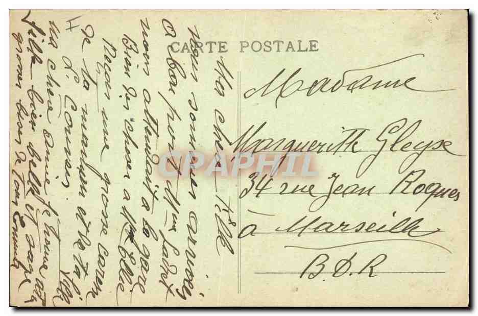 CPA Pont suspendu inaugure en 1809 Avignon — Rückseite