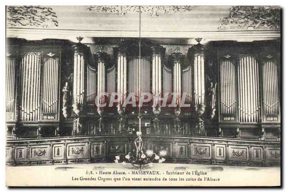 Massevaux - Intérieur de l'Église — Les Grandes Orgues que l'on vient entendre de tous les coins de l'Alsace