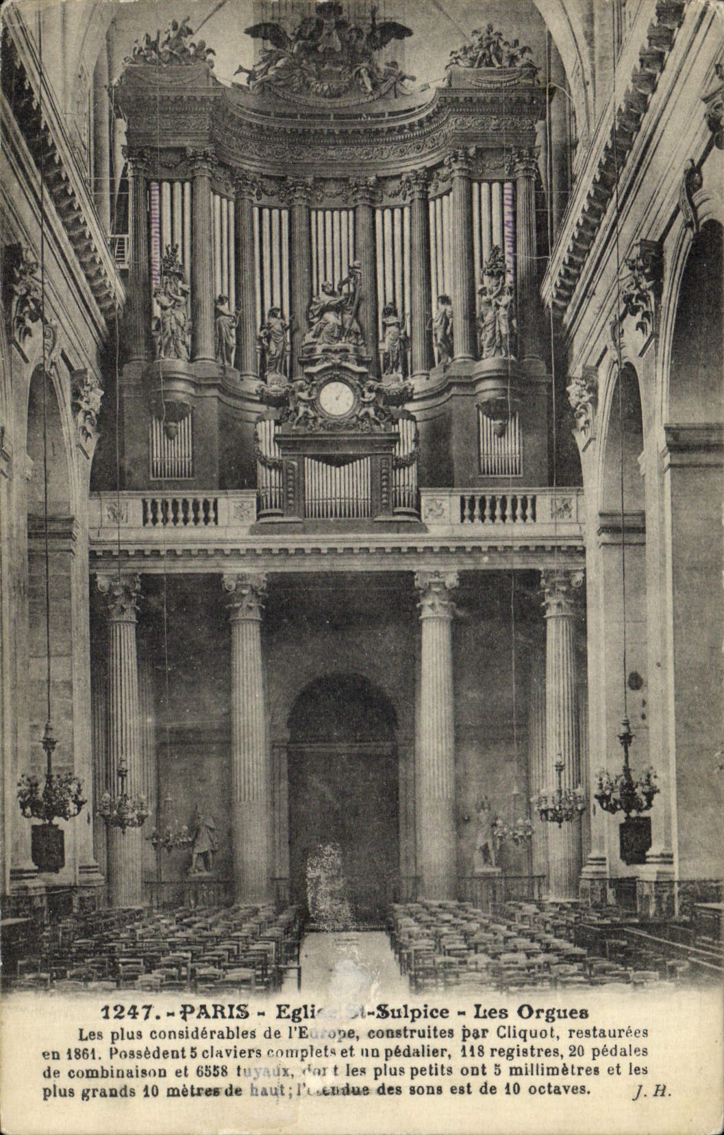 Paris - Église Saint-Sulpice - Les Orgues