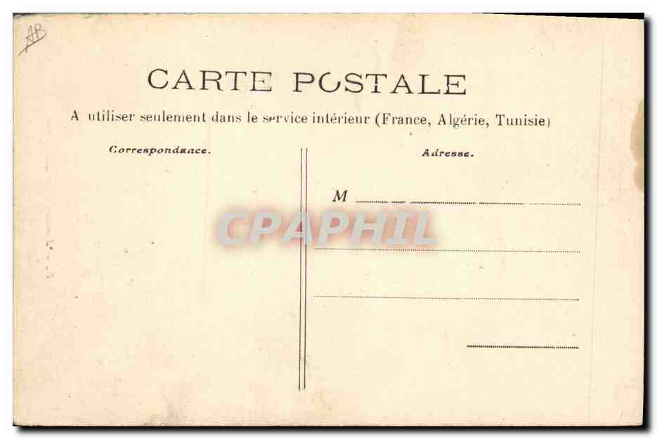 CPA Folklore Jeunes Berrichonnes — Verso