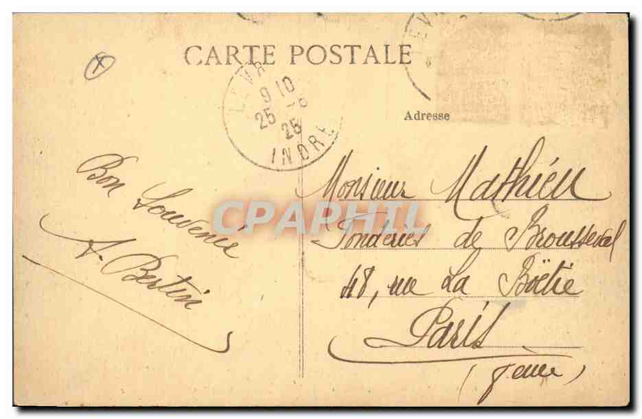 CPA Folklore Au pays du Berry La jeunesse et l'amitiance c'est le temps des amours — Verso