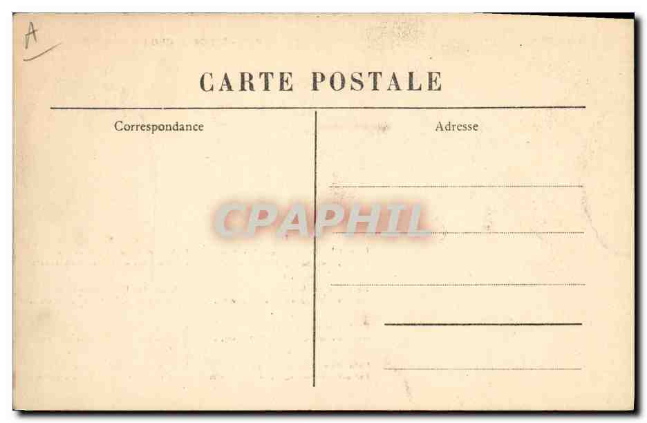 CPA Folklore Mous Esclos — Verso