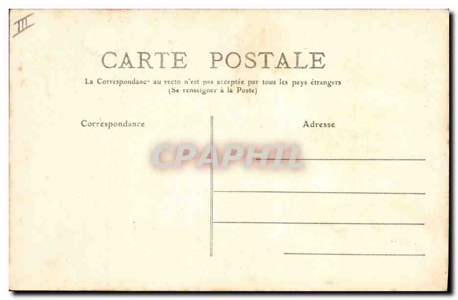 CPA Folklore Auvergne Une paysanne — Verso