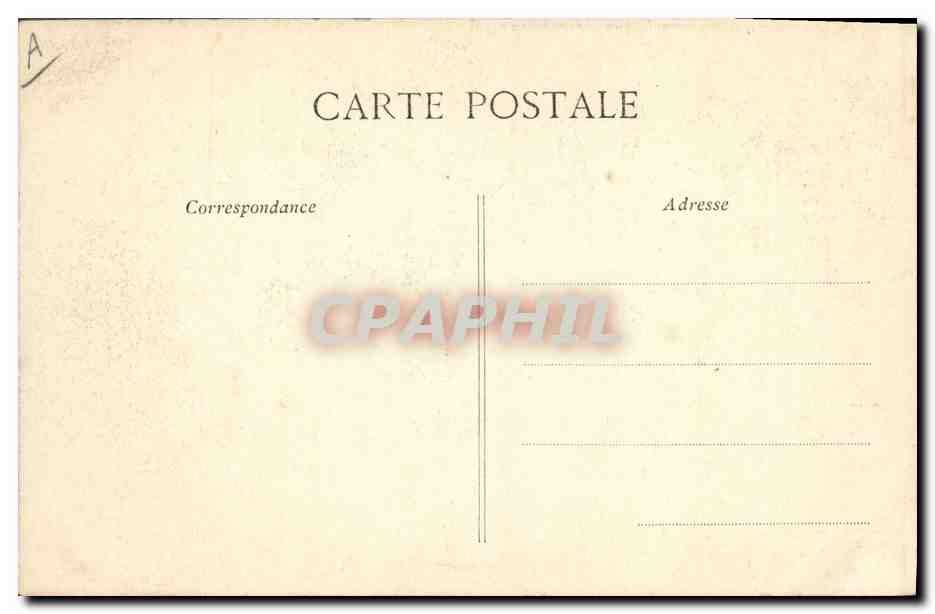 CPA Folklore Auvergne Jeune paysanne — Verso