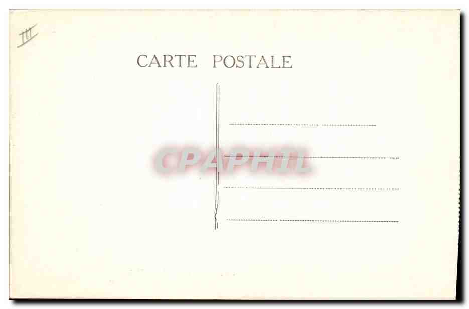 CPA Folklore Auvergne Interieur Auvergnat Horloge Pendule — Verso