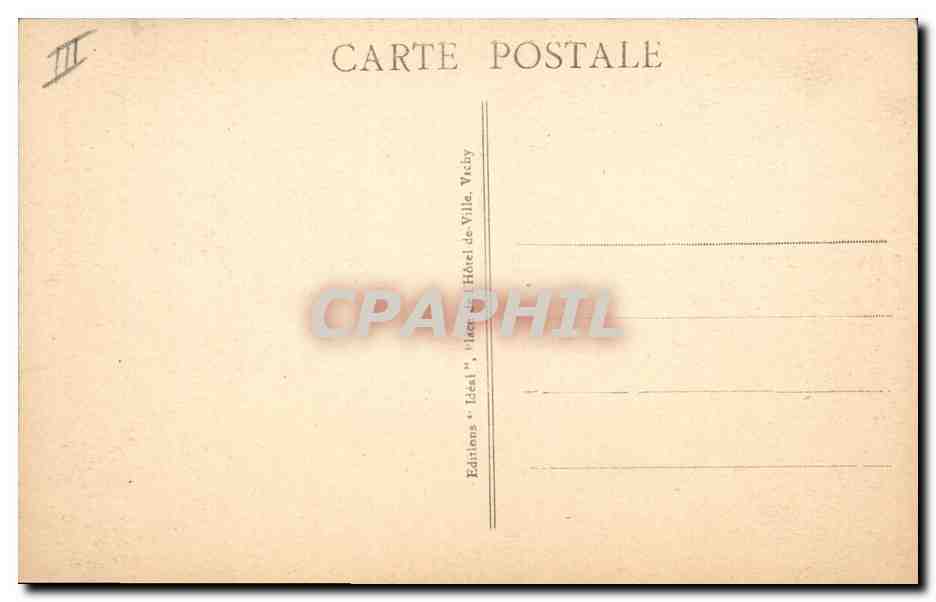 CPA Folklore Auvergne Interieur Auvergnat  — Verso