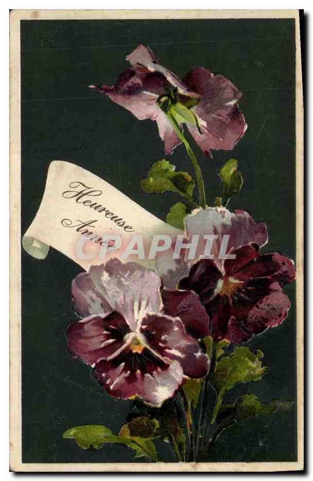 CPA Fantaisie Fleurs 