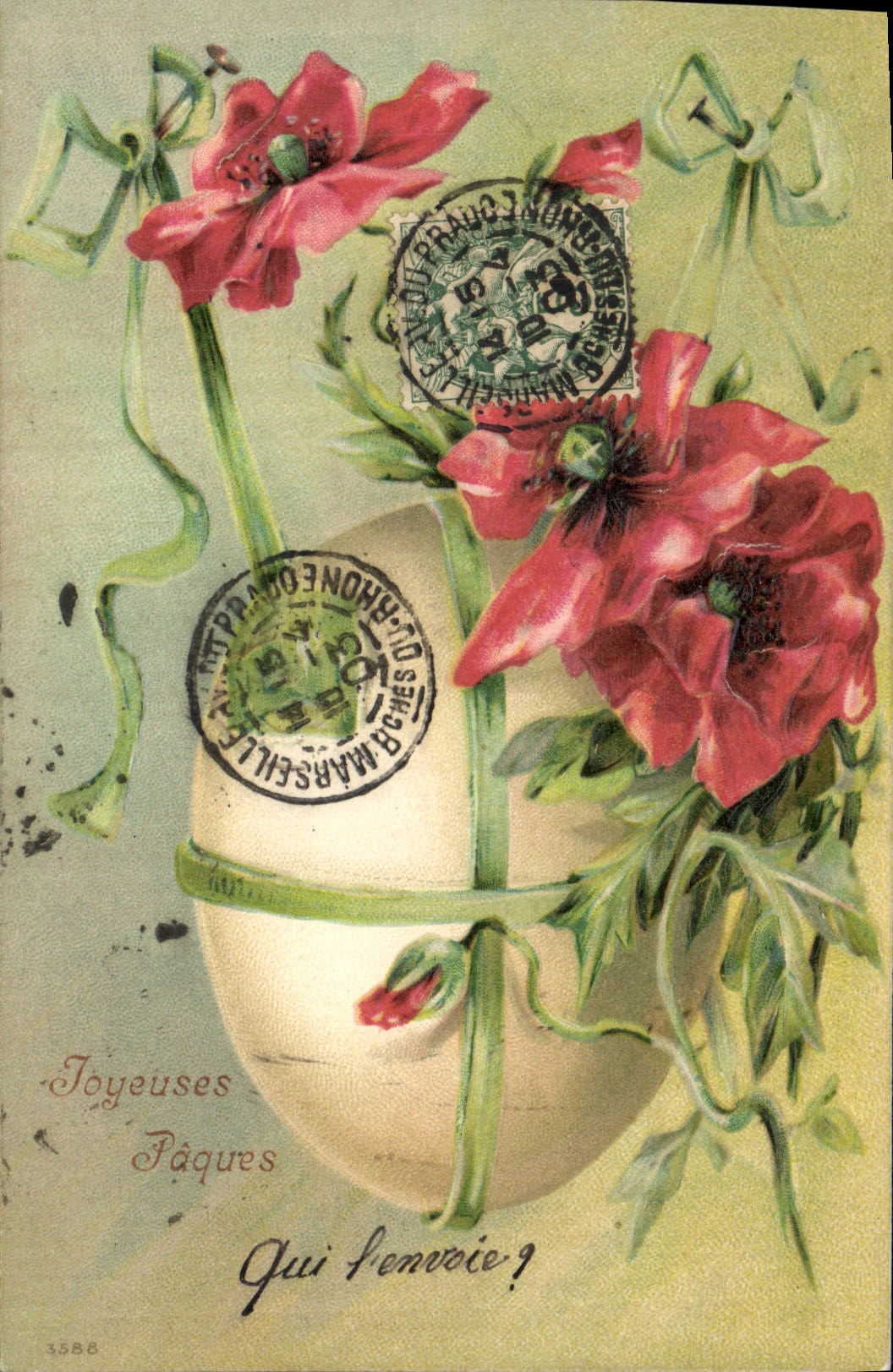 CPA Fantaisie Fleurs 