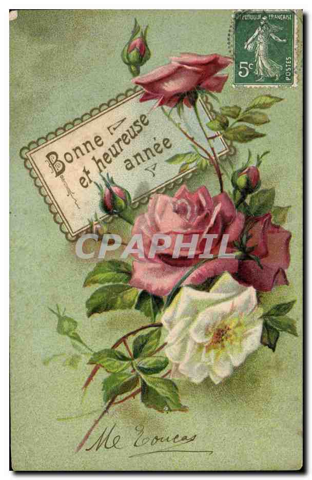CPA Fantaisie Fleurs 