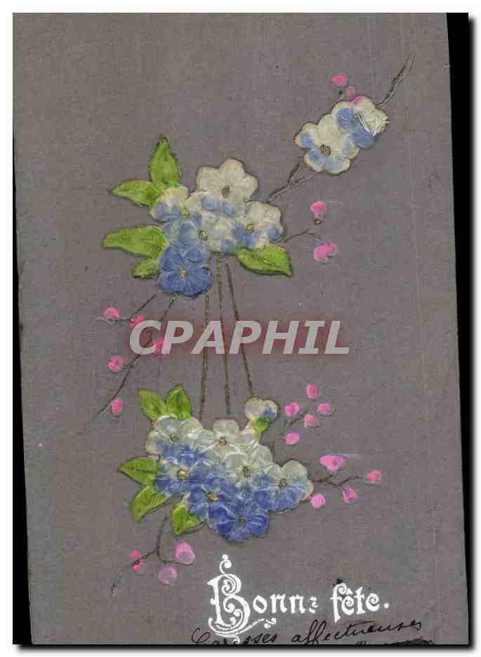 CPA Fantaisie Fleurs 