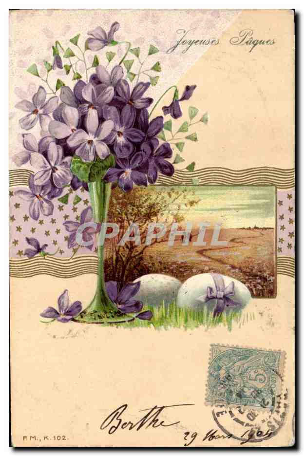 CPA Fantaisie Fleurs 