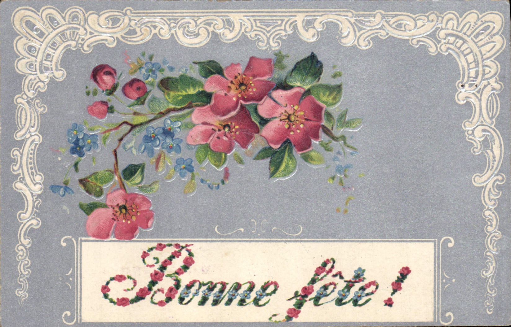 CPA Fantaisie Fleurs 