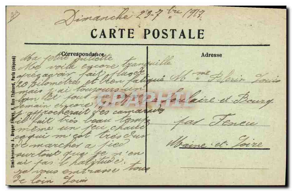 CPA Folklore Vin Vendange Champagne  — Rückseite
