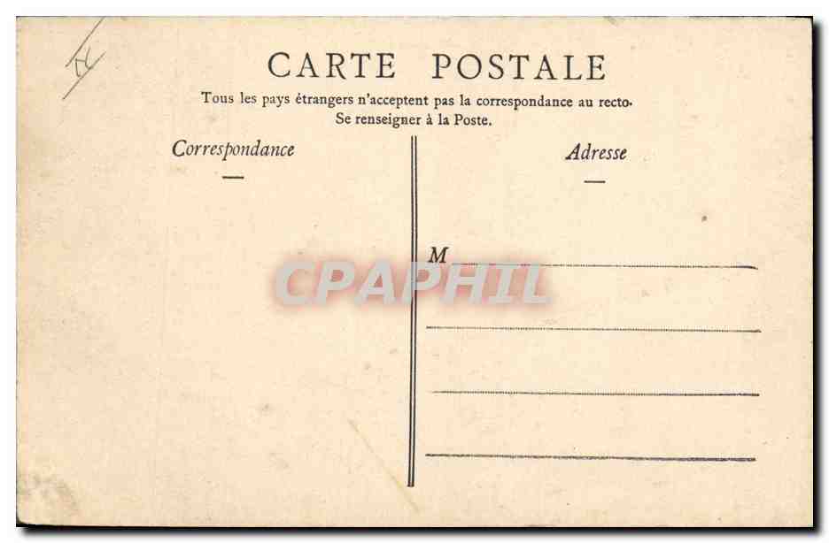 CPA Folklore Vin Vendange Champagne Moet & Chandon Fabrication des muselets — Rückseite