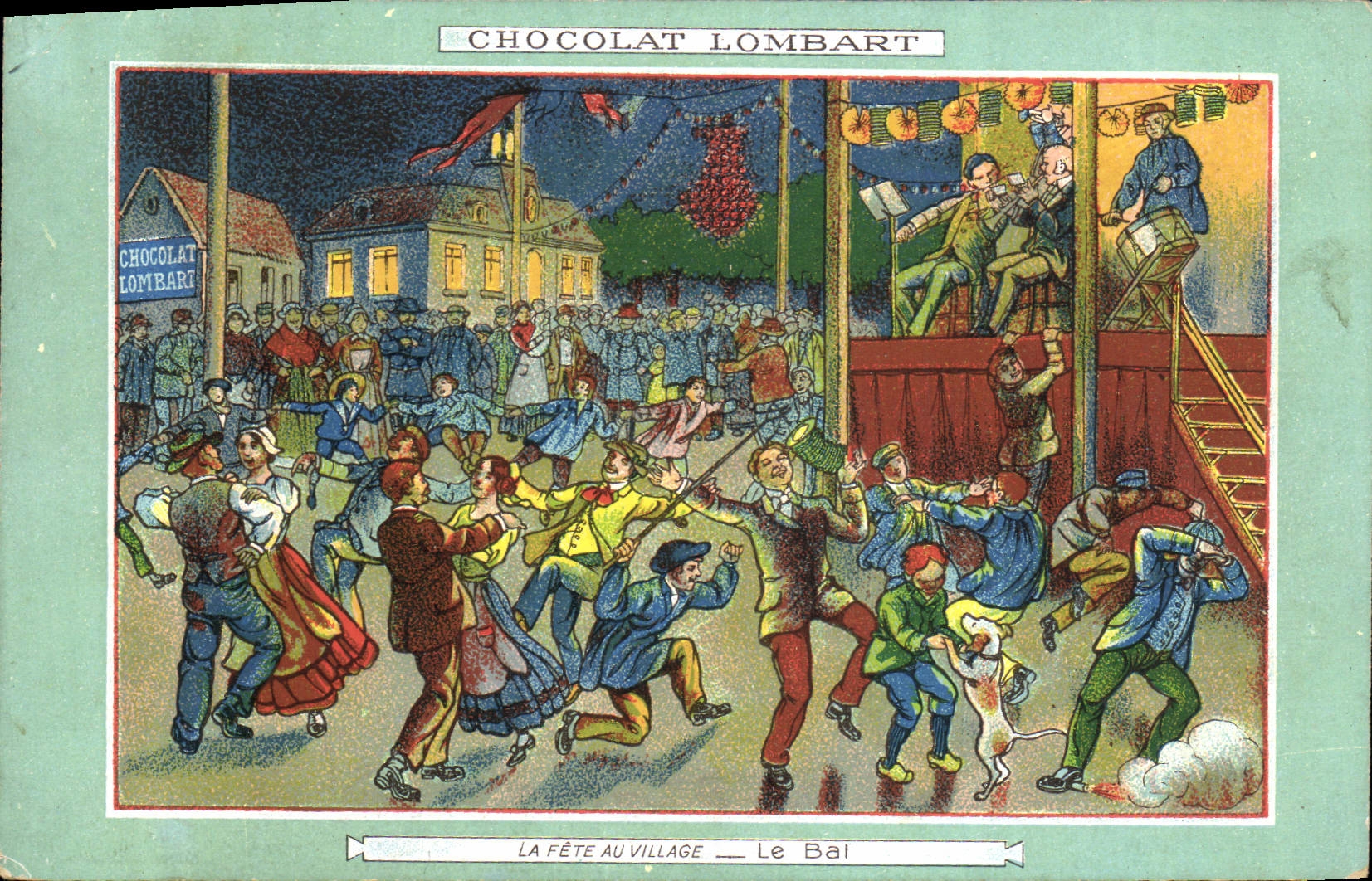La Fête au Village — Le Bal — Chocolat Lombart