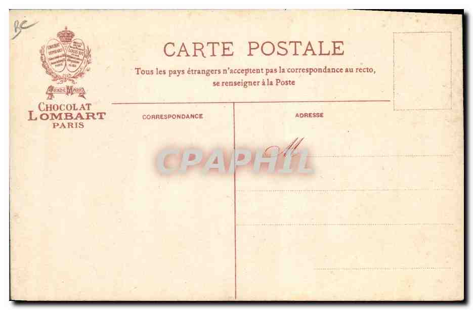 La Fête au Village — Le Bal — Chocolat Lombart — Verso