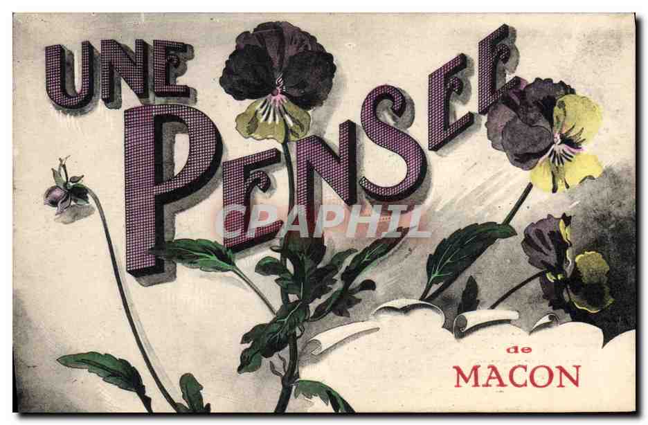 Une Pensée — de Macon — Combier Phototypie