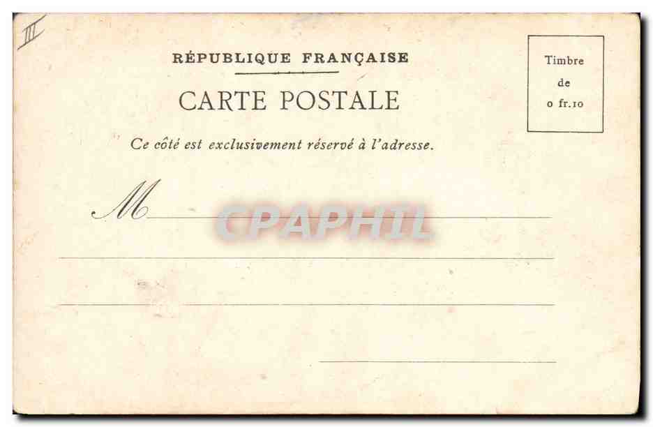 CPA Publicite Moka Leroux Chicoree Exposition universelle de Paris 1900 Vieux Paris  — Rückseite