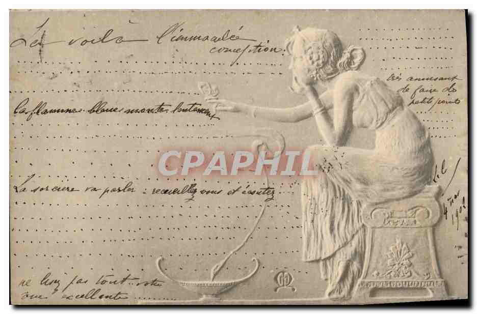CPA Illustrateur Fantaisie Femme 