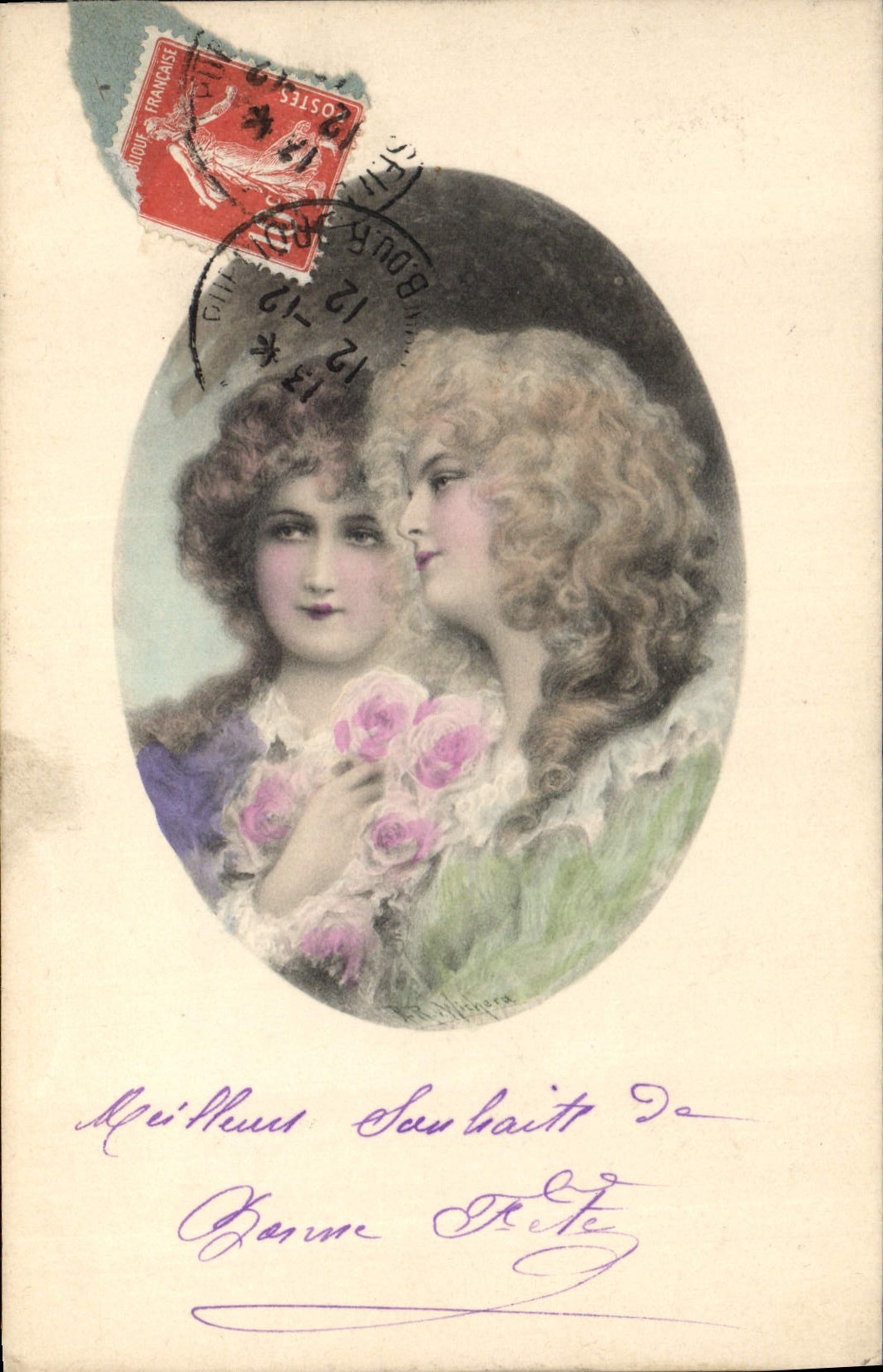 CPA Illustrateur Fantaisie Femmes 