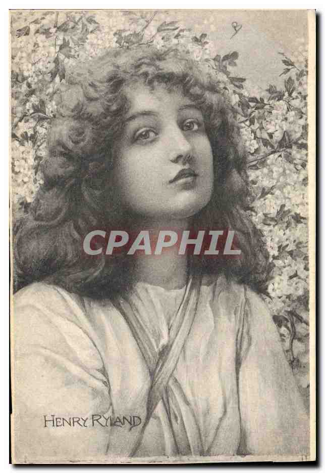 CPA Illustrateur Fantaisie Femme Henry Ryland 
