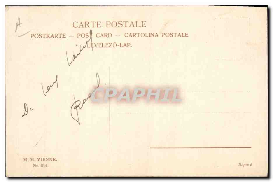 CPA Illustrateur Fantaisie  — Rückseite