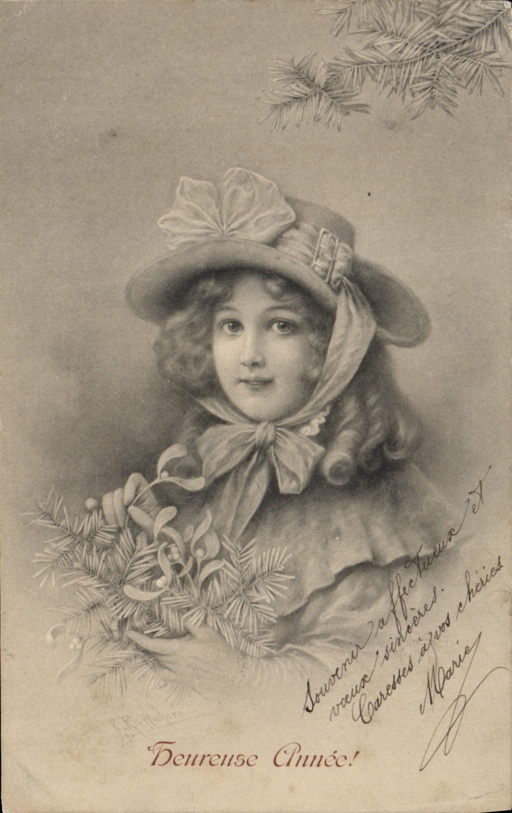 CPA Illustrateur Fantaisie Femme 