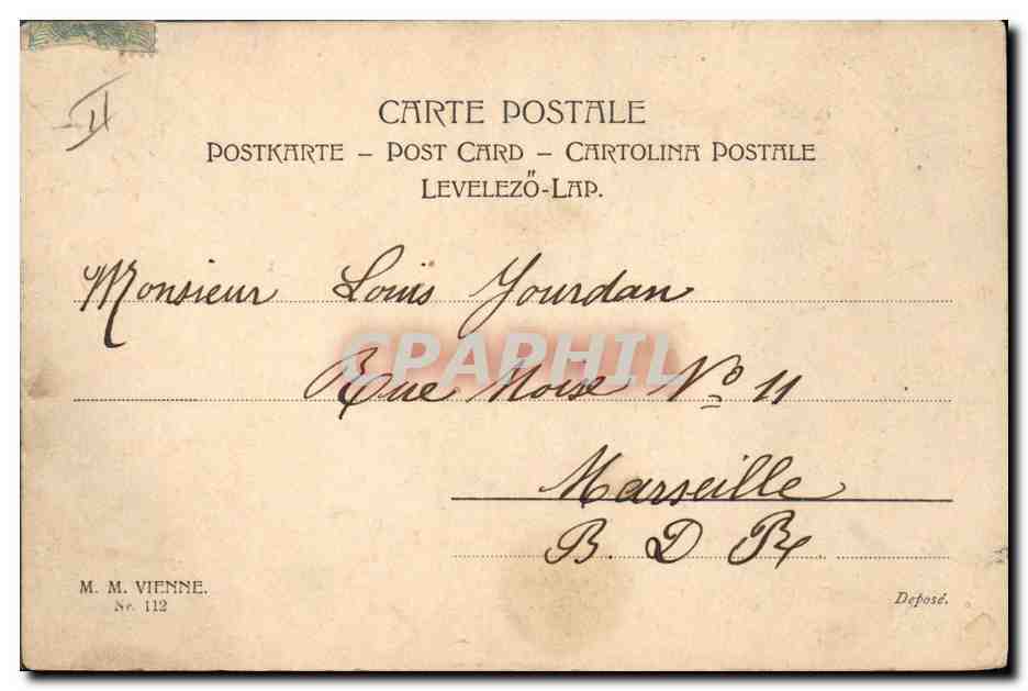 CPA Illustrateur Fantaisie Femme  — Rückseite
