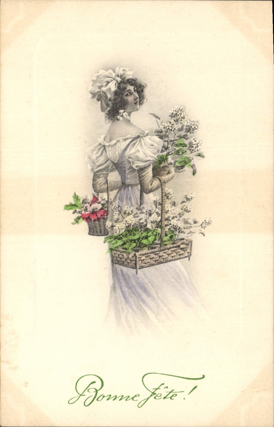 CPA Illustrateur Fantaisie Femme 