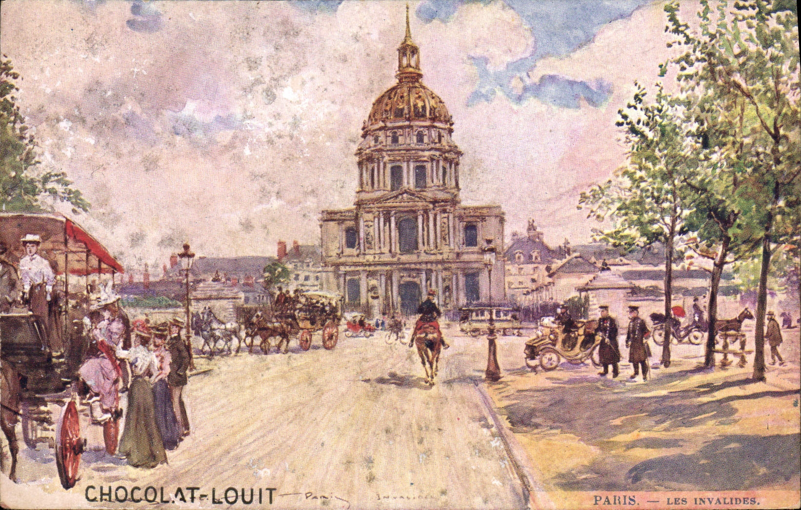 CPA Paris Illustrateur Les Invalides