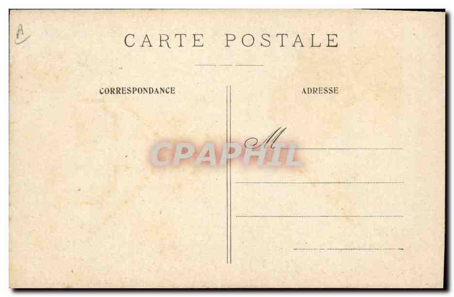 Paris, Cour du Carrousel — vue peinte par Glorces Stein — Paris, Toulouse — Verso