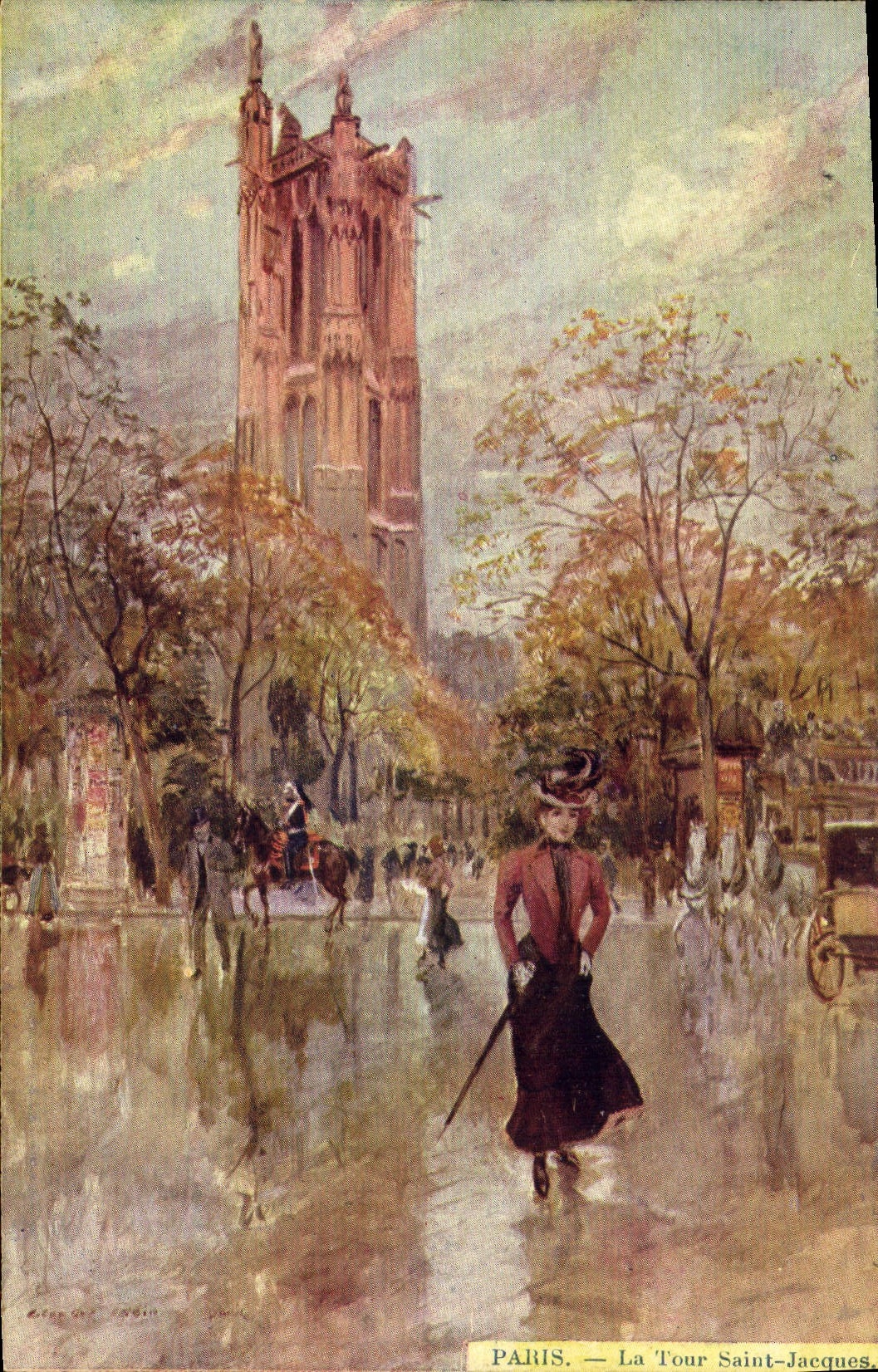 Paris — La Tour Saint-Jacques — Éditeur G. G. DUBOIS