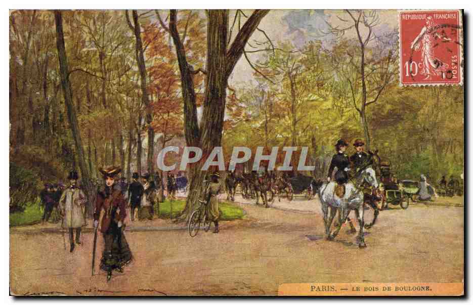 Paris — Le Bois de Boulogne — éditeur non visible, n° de série non lisible