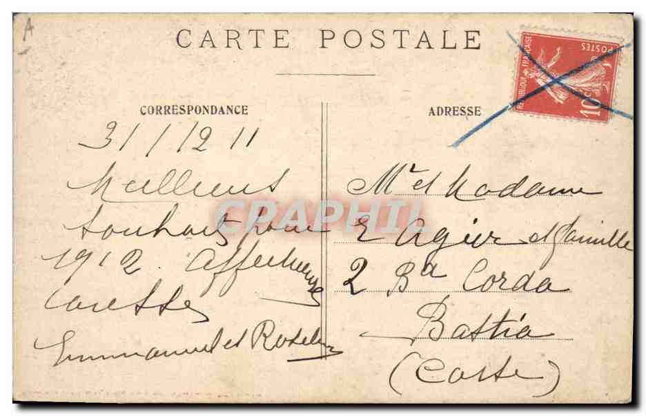Paris — Notre-Dame vue de l'Île Saint-Louis — éditeur non identifié, n° de série 4 — Verso