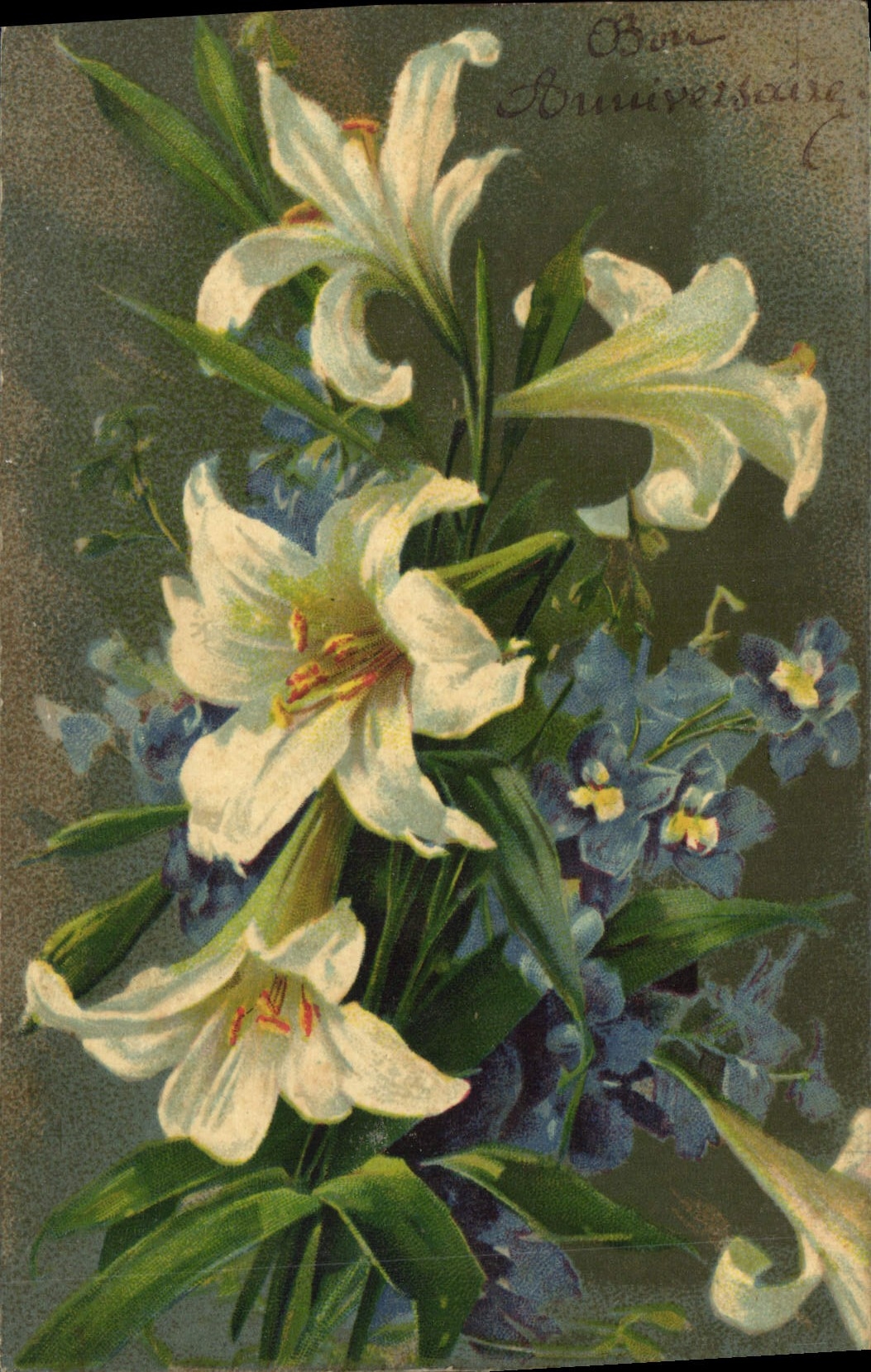 CPA Fantaisie Fleurs 