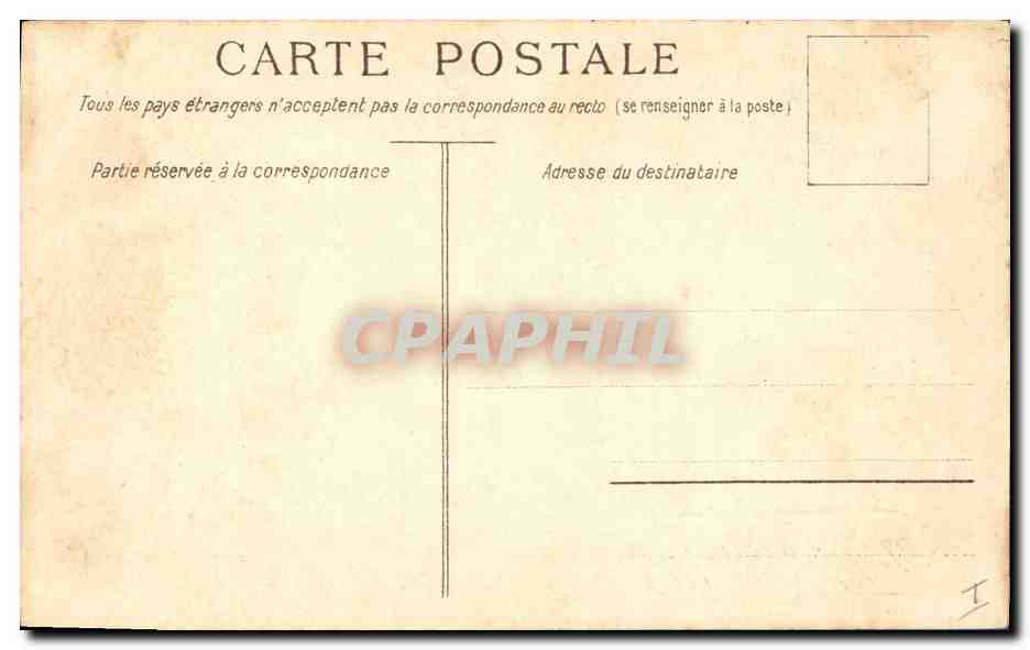 CPA Fantaisie Fleurs  — Verso