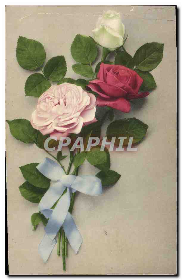 CPA Fantaisie Fleurs 