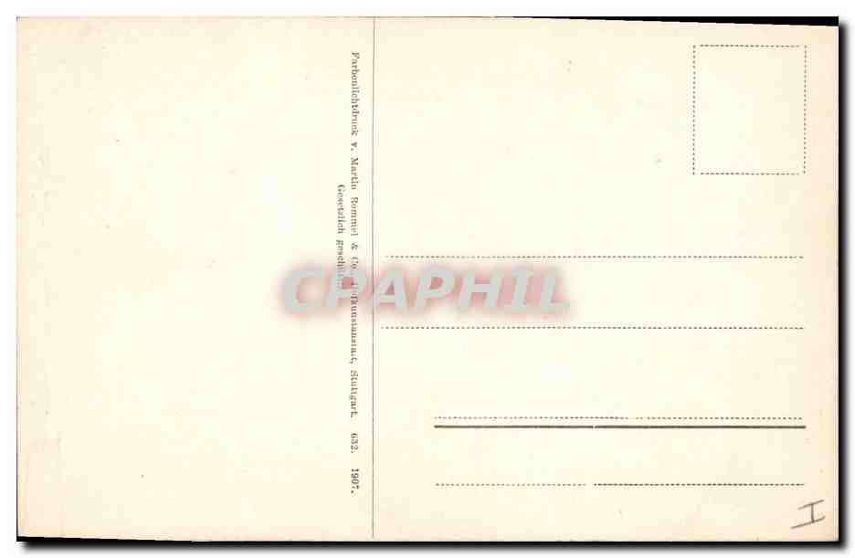 CPA Fantaisie Fleurs  — Rückseite