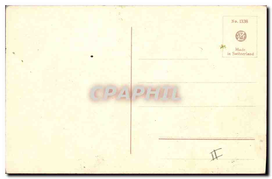 CPA Fantaisie Fleurs  — Verso