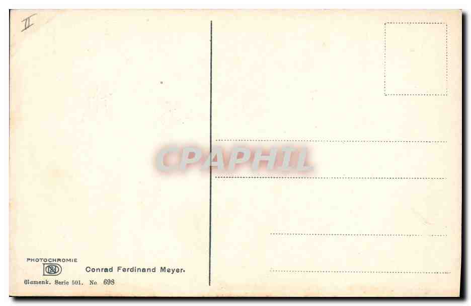 CPA Fantaisie Fleurs  — Verso