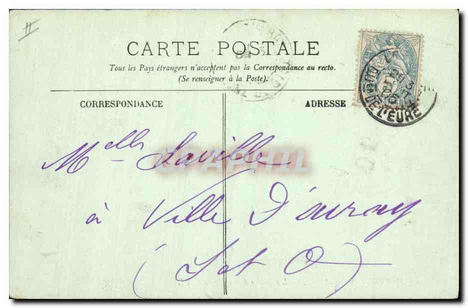 CPA Phare Le Havre Sainte Adresse Les phares de Le Heve — Rückseite