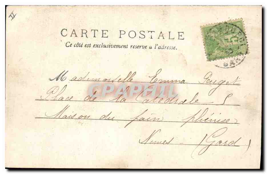 CPA Phare Grau le Roi — Rückseite