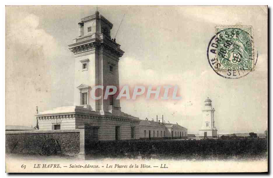 CPA Phare Le Havre Sainte Adresse Les phares de Le Heve